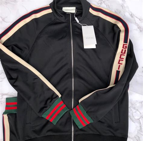 black gucci track suit|vintage Gucci tracksuit.